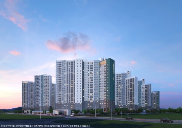 탕정 푸르지오 센터파크 투시도./사진=대우건설