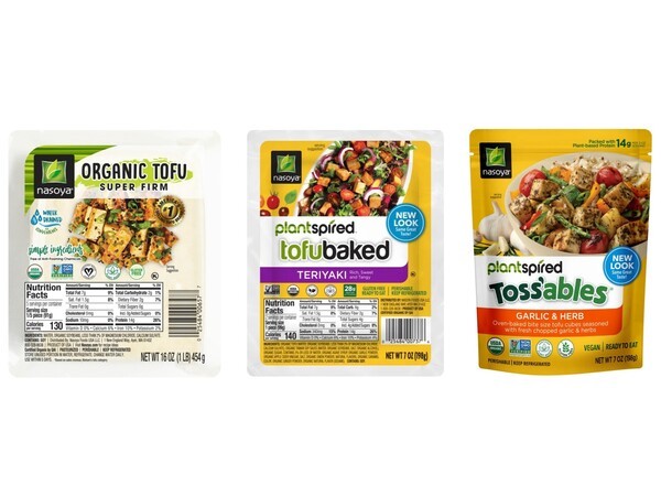 (왼쪽부터)풀무원USA가 미국에서 판매 중인 두부 대표제품. '하이 프로테인 두부', '시즈닝 두부', '토핑용 두부' / 사진=풀무원 