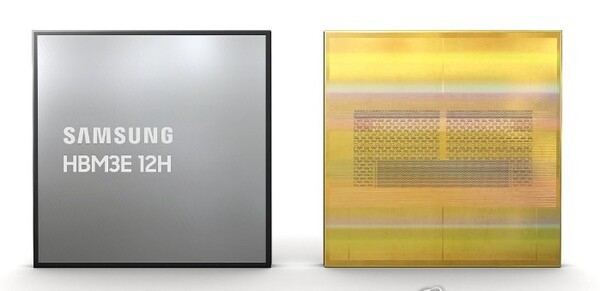 삼성전자 36GB HBM3E 12H D램 제품 이미지