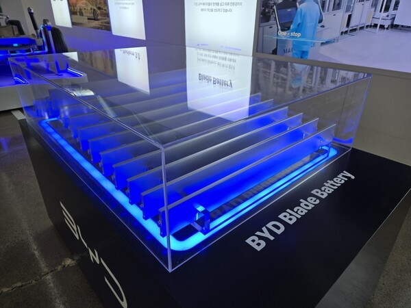 BYD 블래이드 배터리./사진=김동하 기자