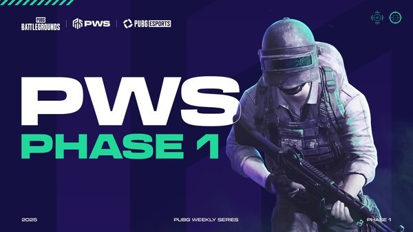 크래프톤, 배틀그라운드 국내 프로 대회 ‘2025 PWS 페이즈 1’ 개최