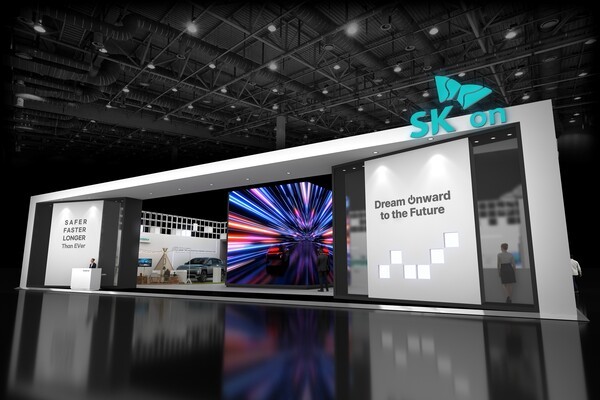 인터배터리 2025 SK온 부스 조감도./사진=SK온