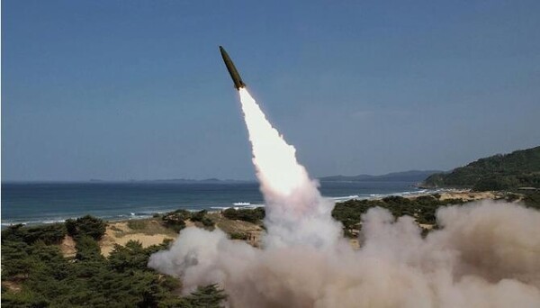 북한의 탄도미사일 발사 장면./사진=연합뉴스