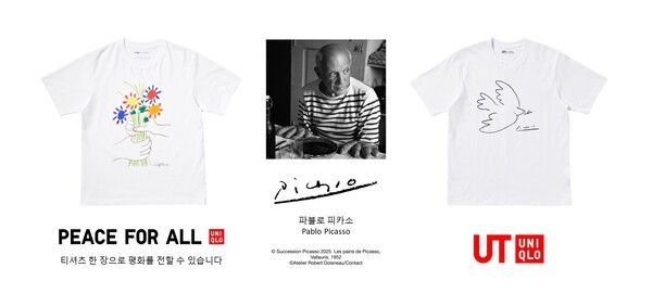 유니클로 파블로 피카소(Pablo Picasso) 티셔츠 컬렉션