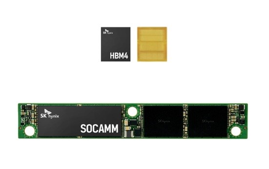 GTC 2025에 전시하는 SK하이닉스 HBM4와 소캠(SOCAMM)