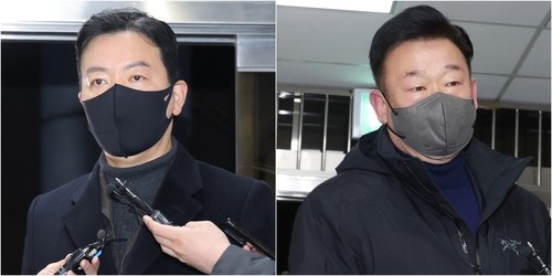 김성훈(왼쪽) 경호처 차장과 이광우 경호본부장./사진=연합뉴스