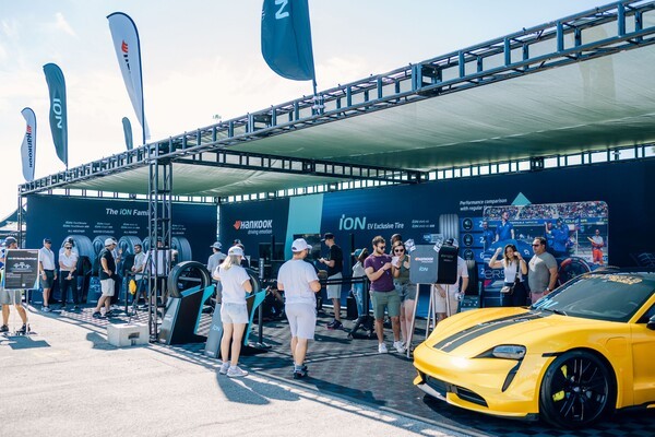 한국타이어 일렉트리파이 엑스포 부스./사진=한국타이어