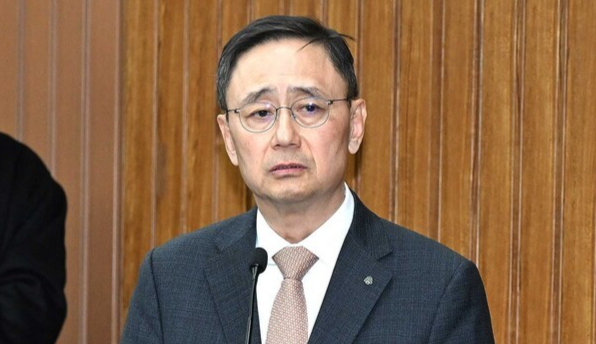 금정호 신영증권 사장이 18일 서울 여의도 국회에서 열린 정무위원회 '홈플러스·MBK 파트너스 및 삼부토건'에 대한 긴급 현안질의에 증인으로 출석해 발언하고 있다. 사진=연합뉴스