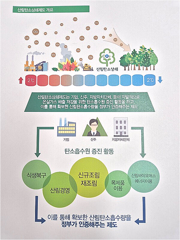 산림탄소상쇄사업 홍보물.         /사진=전남도