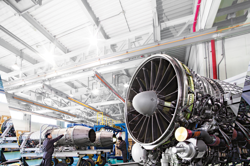 한화에어로스페이스 창원공장 항공부품 조립 공장 전경. /사진=한화에어로스페이스