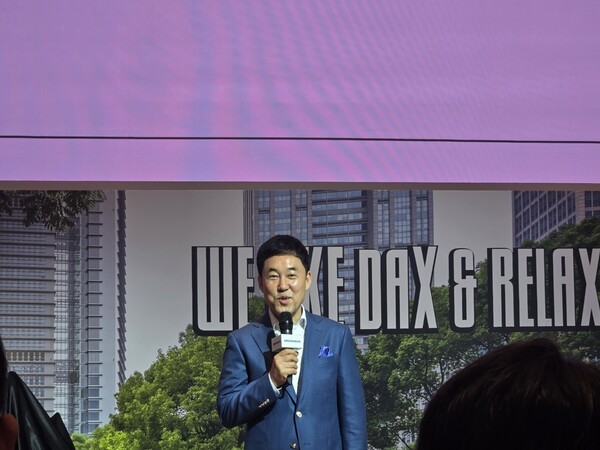 이지홍 혼다코리아 대표이사가 질문에 답변하고 있다./사진=김동하 기자