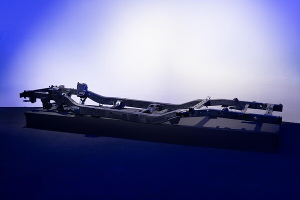 기아가 타스만에 적용한 보디 온 프레임 구조./사진=기아