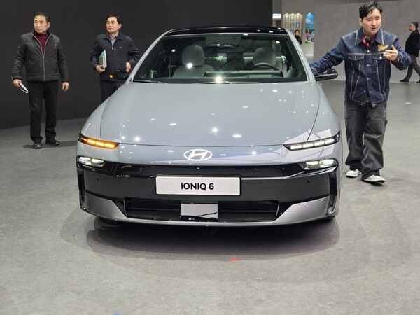 현대차가 3일 공개한 아이오닉 6 외관./사진=김동하 기자