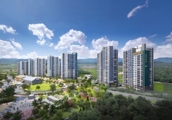 용인 푸르지오 원클러스터 2·3단지 투시도./사진=대우건설