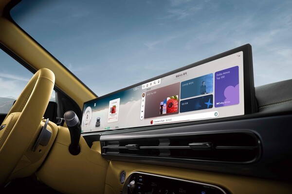 제네시스 뮤직이 적용된 모습./사진=제네시스