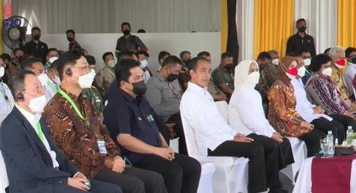 2022년 인도네시아서 열린 LG엔솔 투자비전 발표회 / 사진=연합뉴스