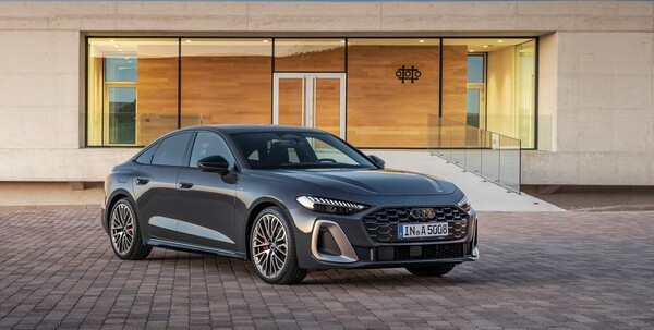 아우디코리아가 15일 공개한 더 뉴 아우디 A5 외관./사진=아우디코리아