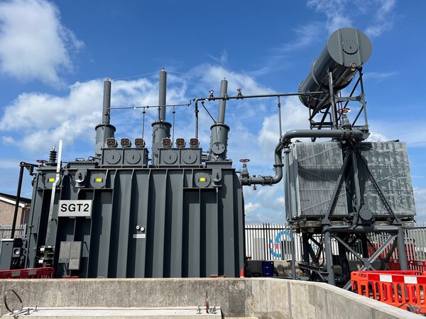 효성중공업이 2023년 스코틀랜드에 공급한 초고압변압기 /사진=효성중공업