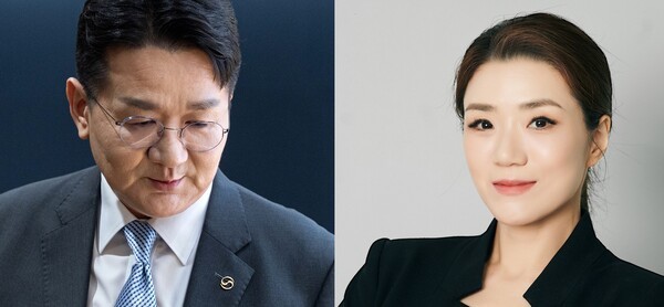 조원태 한진그룹 회장과 조현민 사장