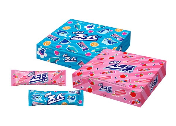 롯데웰푸드, 미니 스크류바·미니 죠스바 출시. / 사진=롯데웰푸드