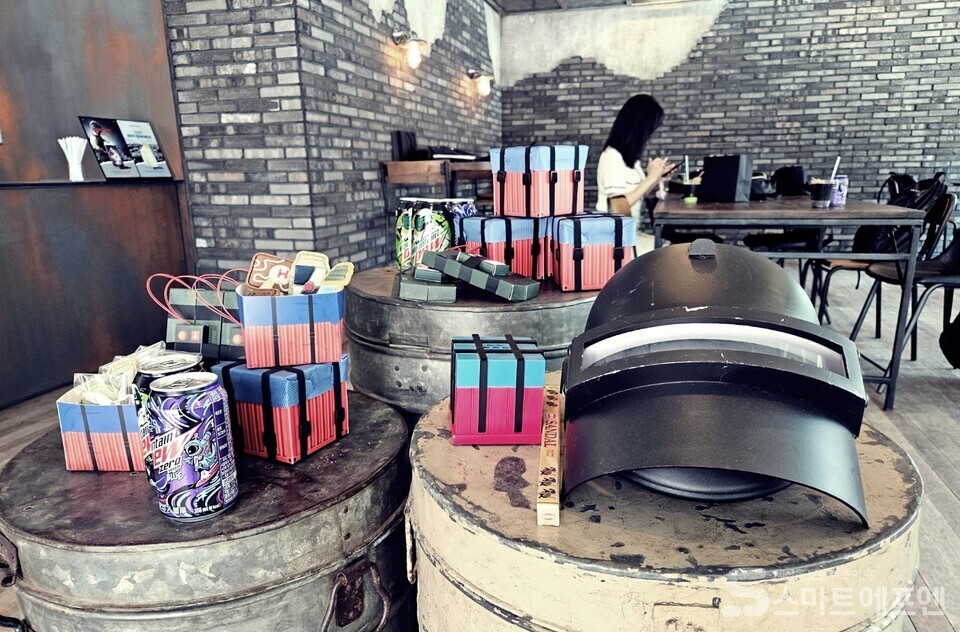 배틀그라운드 모바일 7주년 팝업스토어 '펍지 카페' / 사진=양대규 기자