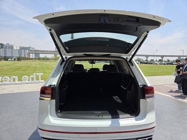 폭스바겐 아틀라스 러기지 공간. /사진=김동하 기자