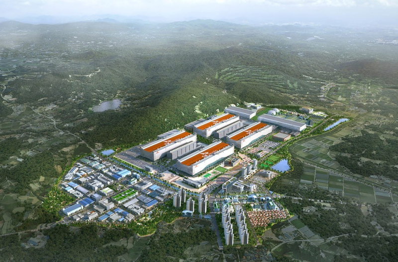 용인 반도체 클러스터 산업단지 조감도. /사진=연합뉴스