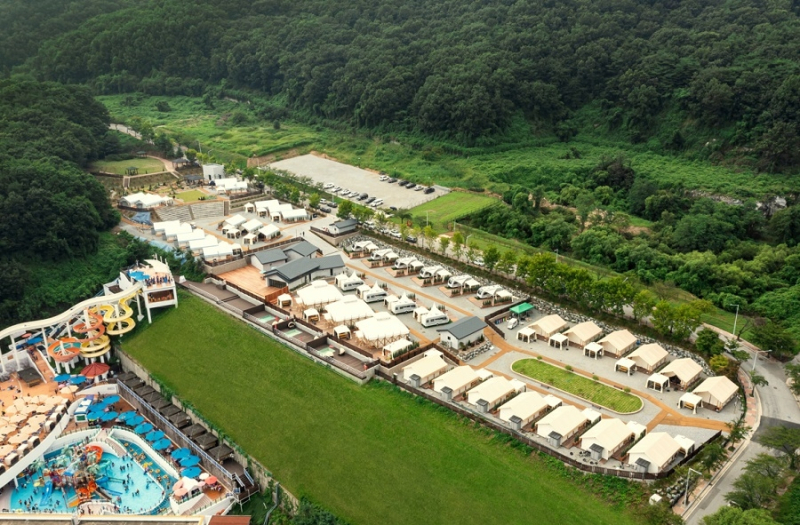 금호리조트 아산 스파포레 전경