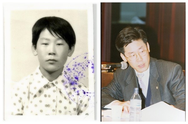 1978년 고입 검정고시 시험 응시원서 사진과 인권변호사 시절 이재명 대통령의 모습 /사진=연합