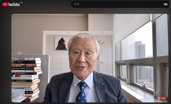 보수논객 조갑제 대표가 이재명 후보의 대통령 당선을 예상했다. /사진=조갑제TV