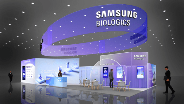 2025 바이오 인터내셔널 컨벤션의 삼성바이오로직스 부스 이미지 / 사진=삼성바이오로직스
