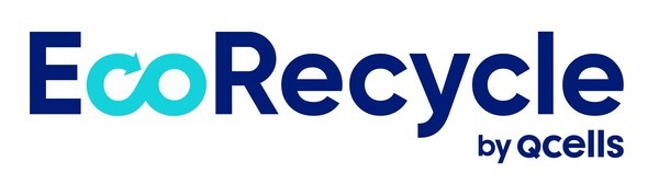 한화큐셀은 미국 태양광 모듈 재활용 사업 브랜드 에코리사이클 바이 큐셀(에코리사이클)을 출범했다고 9일(현지시간) 밝혔다.  사진은 에코리사이클 로고. /사진=한화큐셀