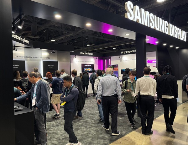 AWE(Augmented World Expo) USA 2025 삼성디스플레이 부스 /사진=삼성디스플레이