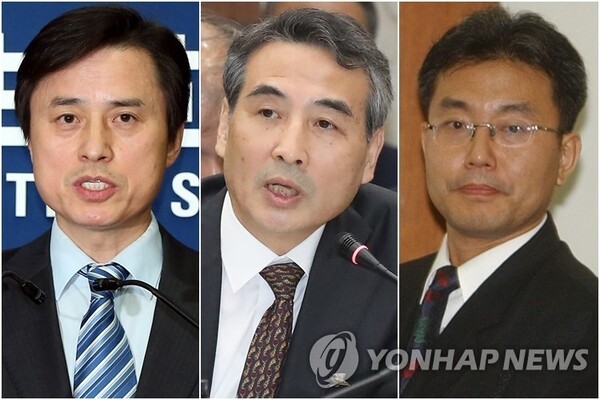 이재명 대통령이 지난 12일 내란 특검으로 조은석 전 감사원장 권한대행을(왼쪽부터), 김건희 특검으로 민중기 전 서울중앙지방법원장을, 채상병 특검으로 이명현 전 국방부 검찰단 고등검찰부장을 지명했다./사진=연합뉴스