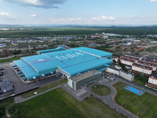 농심 백산수 공장 전경. 