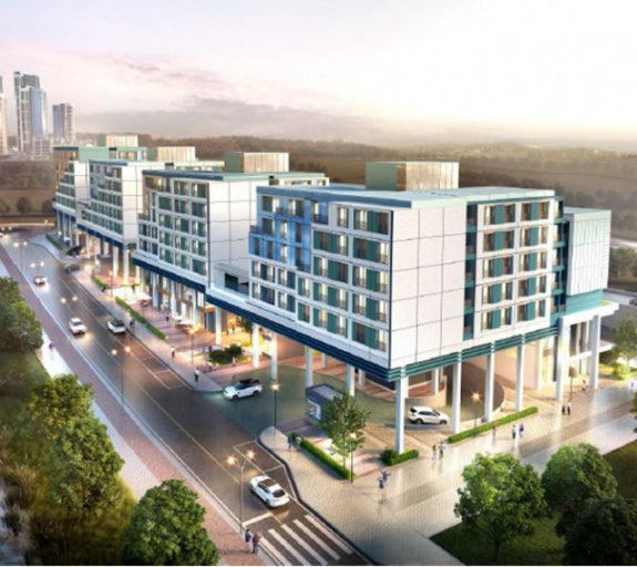 모듈러주택 예시(세종 6-3 행복주택) /자료=철강협회