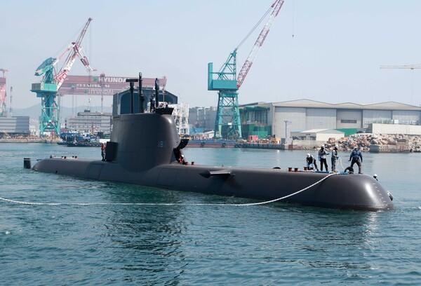 디젤잠수함 '윤봉길함' / 사진=HD현대중공업