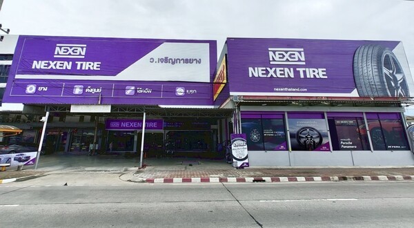 넥센타이어가 최근 태국 방콕에 플래그십 브랜드샵을 오픈했다고 23일 밝혔다. 사진은 신규 리뉴얼이 적용된 넥센타이어 브랜드샵. /사진=넥센타이어