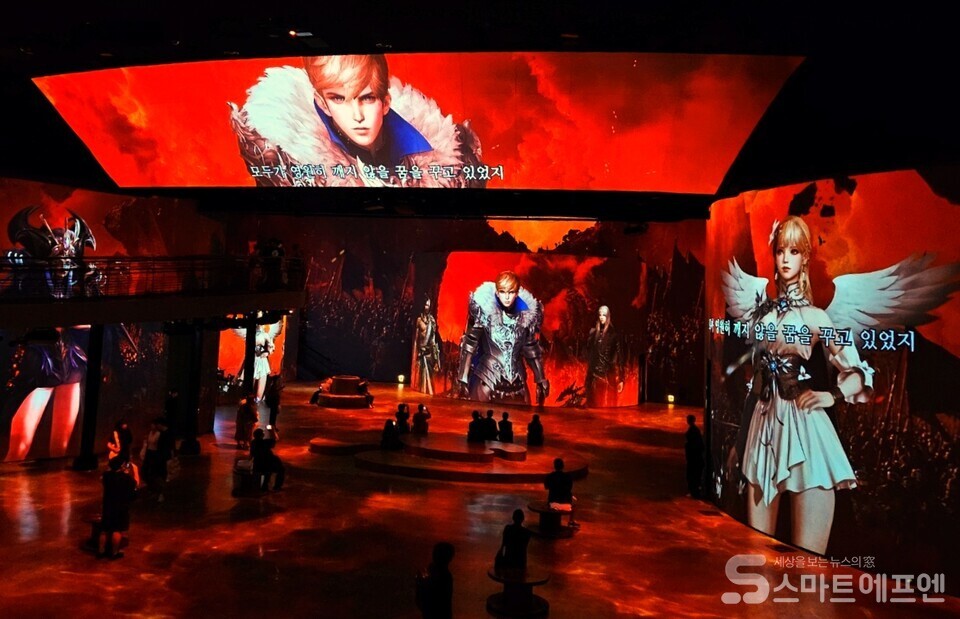 로스트아크의 새로운 콘텐츠를 공개하는 모습 /사진=양대규 기자