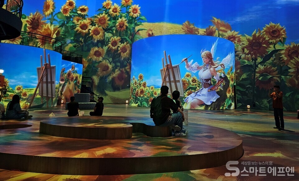 로스트아크 미디어아트전: 빛의 여정 /사진=양대규 기자