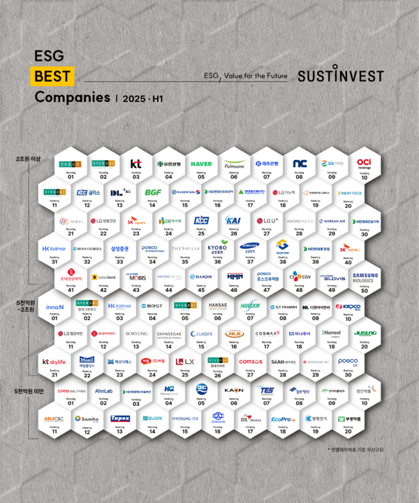 서스틴베스트 '2025년 상반기 ESG Best Companies' /사진=동아쏘시오홀딩스