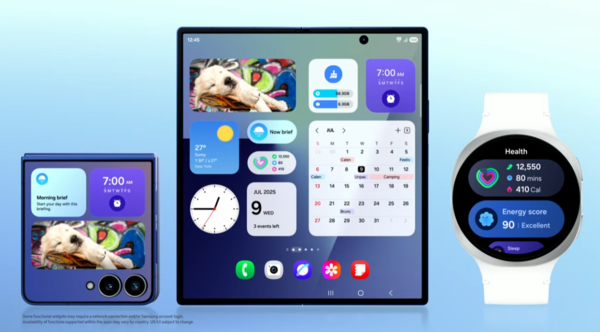 멀티모달 AI 경험을 적용한 새로운 갤럭시 제품들 / 사진=갤럭시 언팩 행사 유튜브 캡처