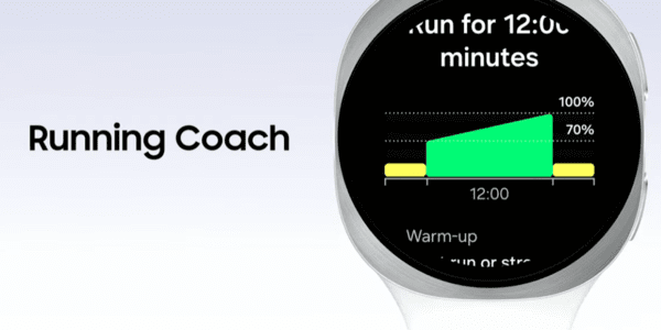 '러닝 코치' 기능은 사용자의 러닝 수준을 분석해 개인 맞춤형 운동 계획을 수립하고 실시간 코칭을 해준다. / 사진=갤럭시 언팩 2025 유튜브 캡처 