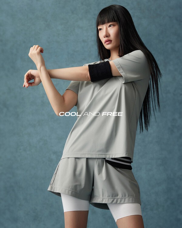 스파오 '쿨 트리코트 셋업'. /사진=이랜드 