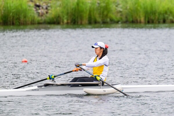 대회에 출전 중인 배지인 선수 / 사진=넷마블