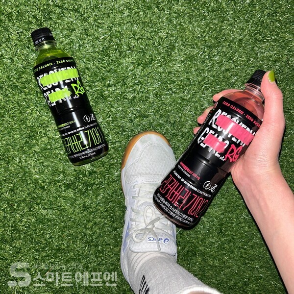 편의점 이마트24에서 스포츠음료 브랜드 '링티'와 손 잡고 지난 달 26일 단독으로 '리커버리기어'를 출시했다./사진=김선주 기자 