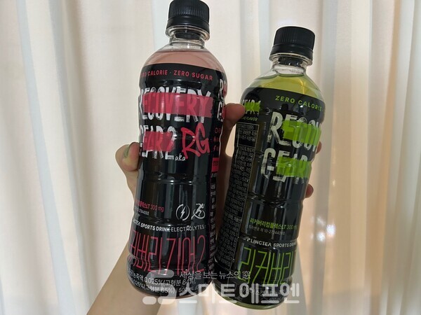 링티만의 기술력으로 개발한 ‘리커버리콤플렉스LT’특허조성물(특허 제10-2794409호)을 300mg 함유해 ‘운동 후 마시는 스포츠음료’라는 콘셉트를 갖추고자 했다./사진=김선주 기자 
