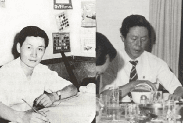 신격호 롯데그룹 명예회장과 신춘호 농심 회장의 젊은 시절 모습./사진=롯데·농심 