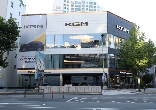 KGM 부산 익스피리언스 센터 전경. /사진=KGM