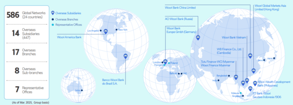 우리금융의 해외사업 진출 현황. /자료=우리금융 연례보고서